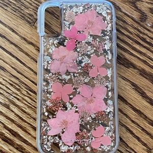 Casemate flower and gold iPhone X case